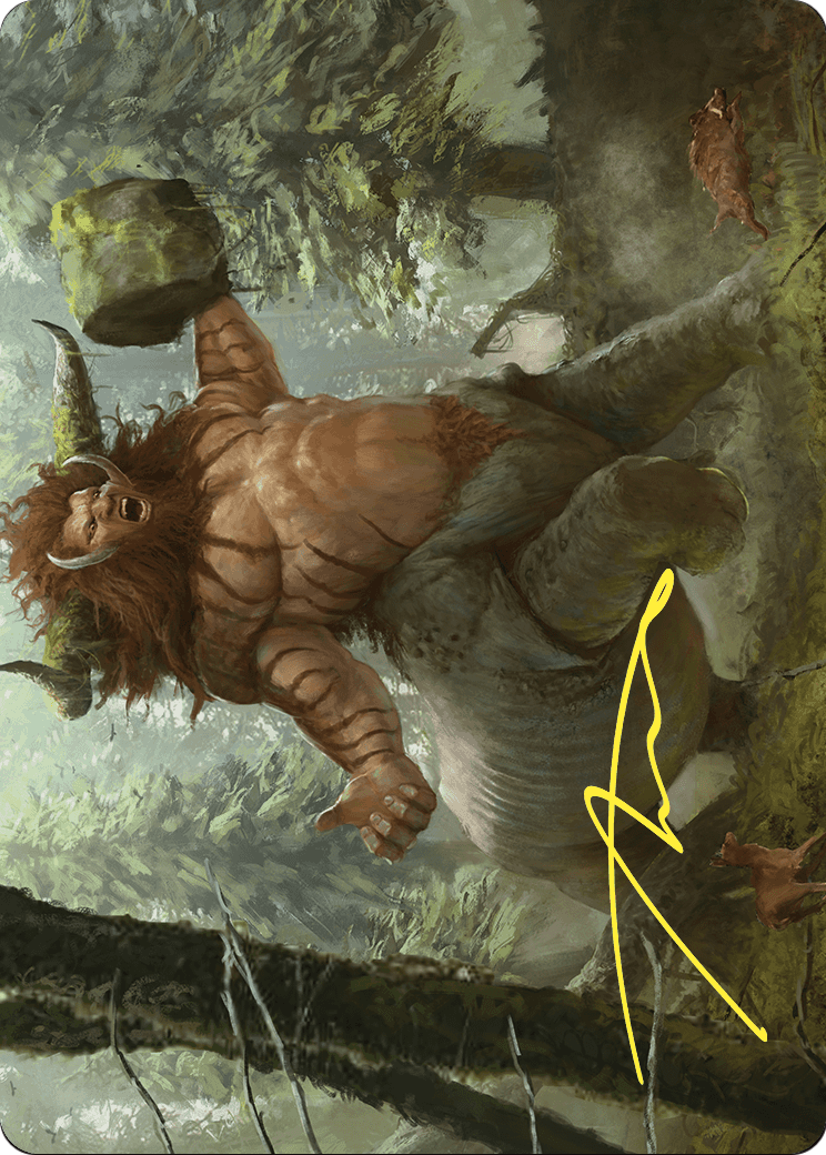 Stonehoof Chieftain // Stonehoof Chieftain (ACMM-026) (Borderless) [Commander Masters Art Series]