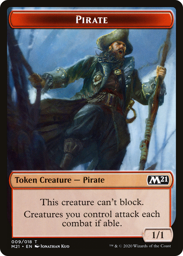 Pirate (TM21-009) [Core Set 2021 Tokens] Foil