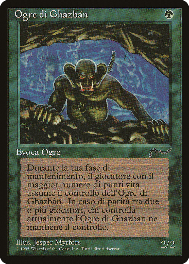 Ghazban Ogre (Italian) "Ogre di Ghazban" (REN-121) [Rinascimento]
