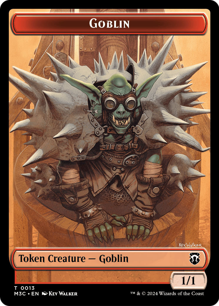 Goblin (TM3C-013) [Modern Horizons 3 Commander Tokens] Foil