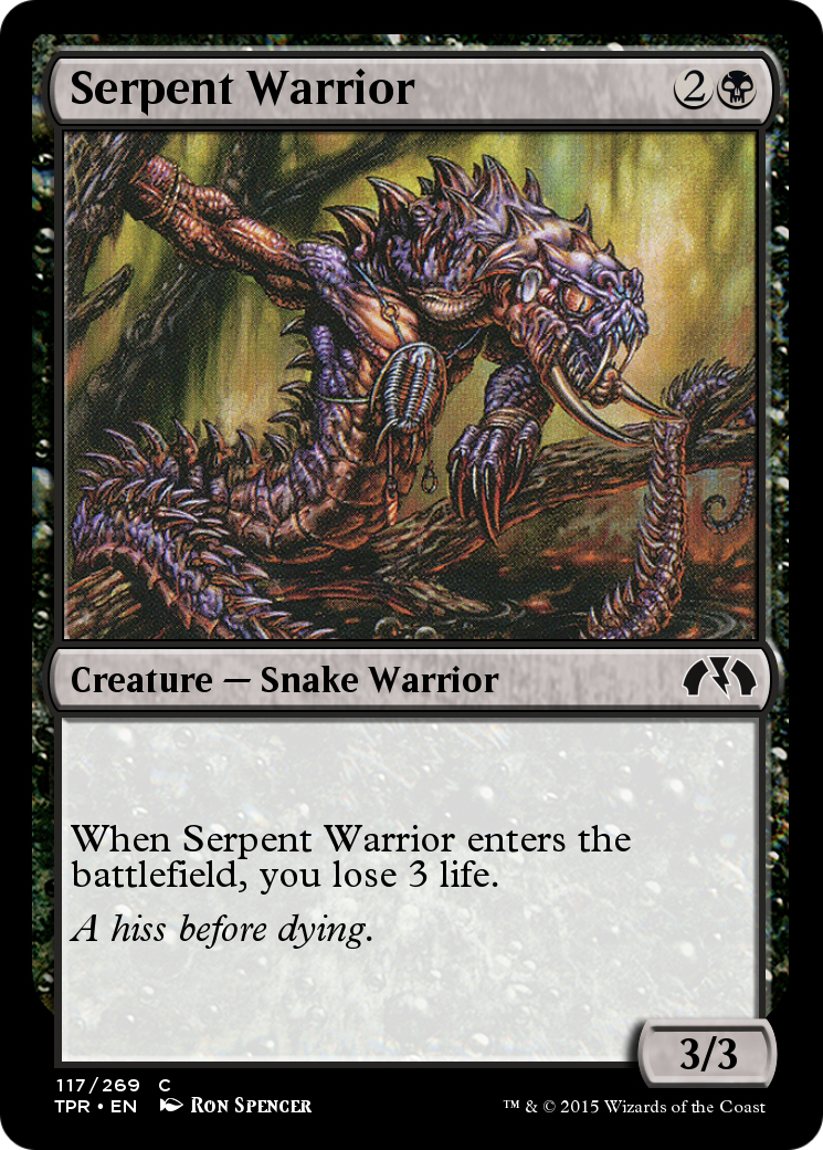 Serpent Warrior (TPR-117) [Tempest Remastered] Foil