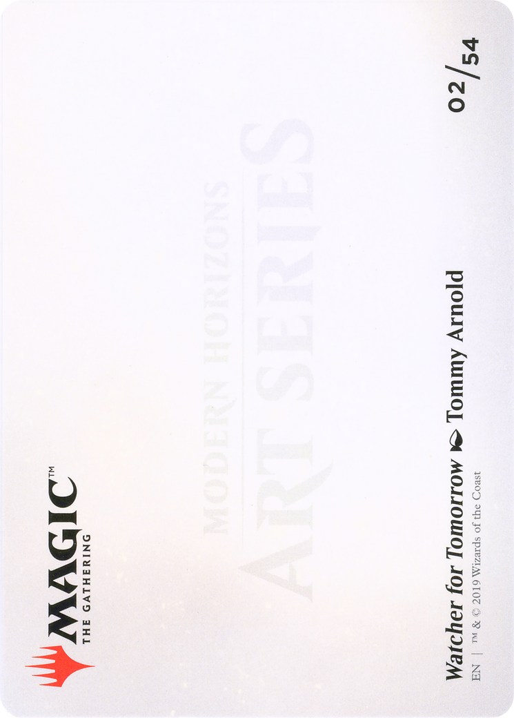Watcher for Tomorrow // Watcher for Tomorrow (AMH1-002) (Borderless) [Modern Horizons Art Series]