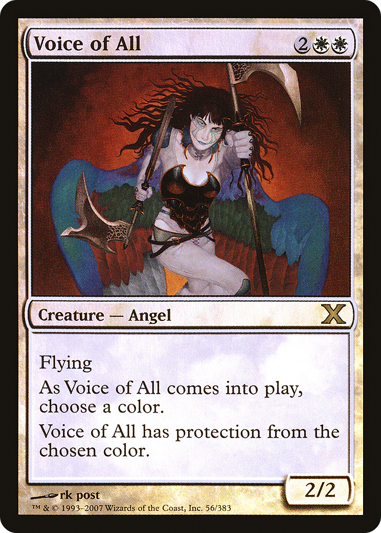 Voice of All (10E-56★) [Tenth Edition] Foil