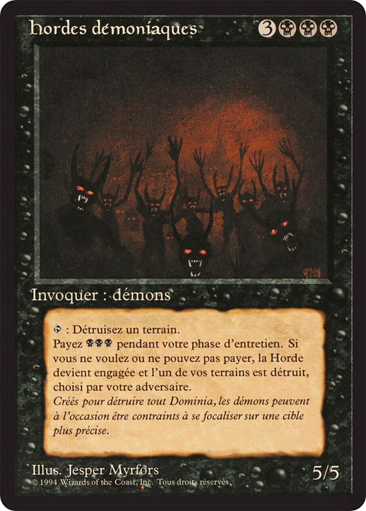 Demonic Hordes (FBB-104) [Foreign Black Border]