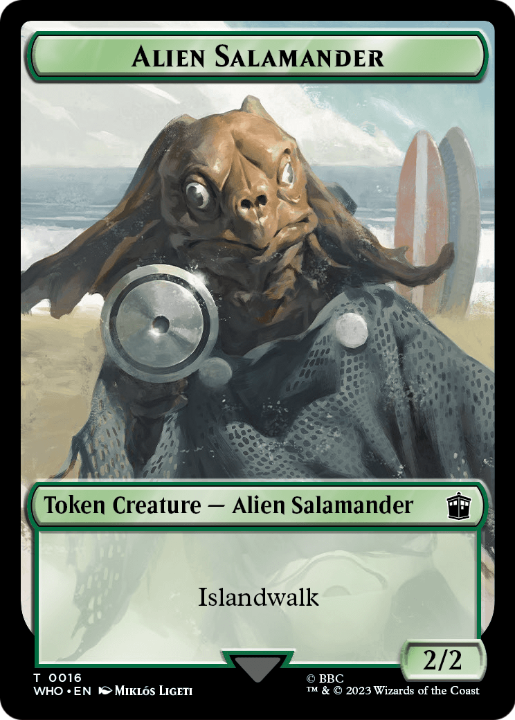 Alien Salamander (TWHO-016) [Doctor Who Tokens]
