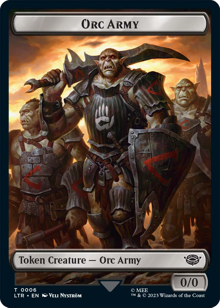 Orc Army (TLTR-006) [Tales of Middle-earth Tokens] Foil