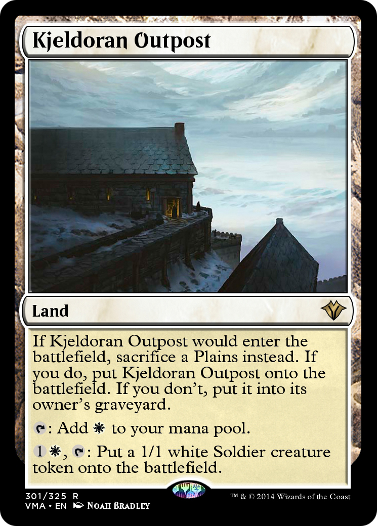 Kjeldoran Outpost (VMA-301) [Vintage Masters]