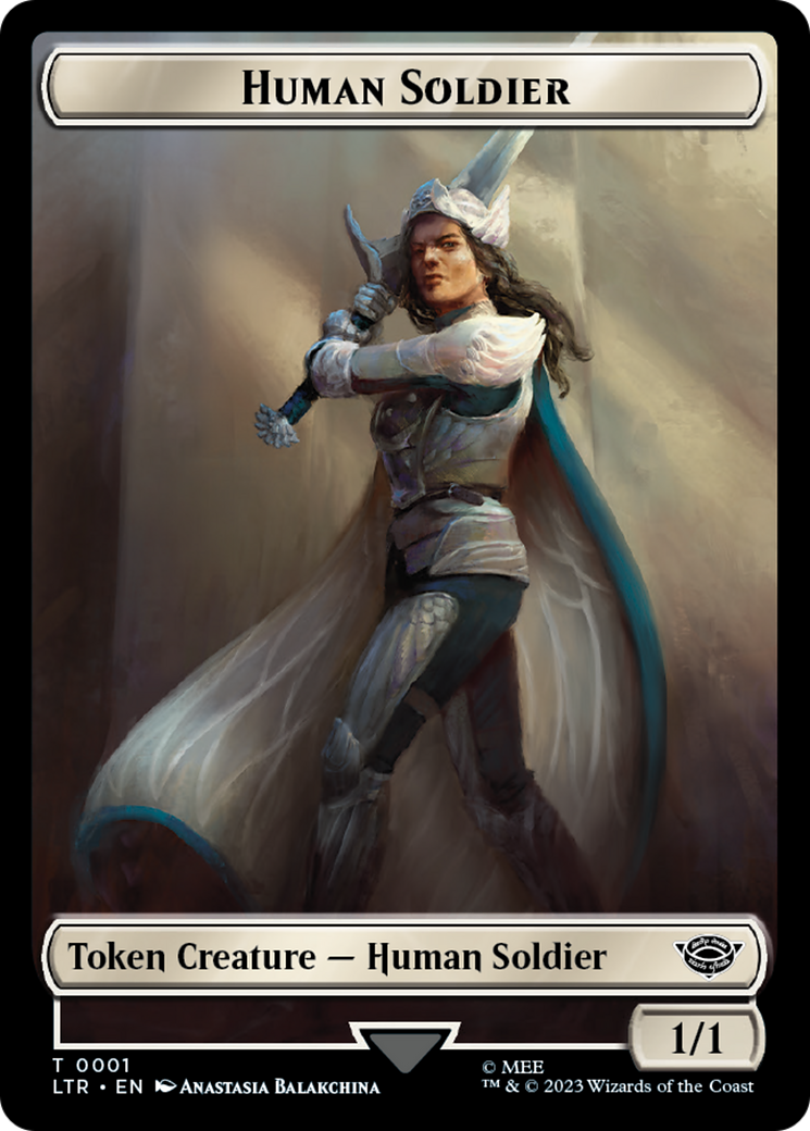 Human Soldier (TLTR-001) [Tales of Middle-earth Tokens] Foil