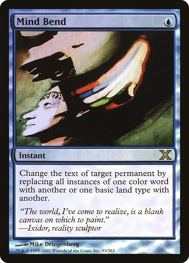 Mind Bend (10E-93★) [Tenth Edition] Foil