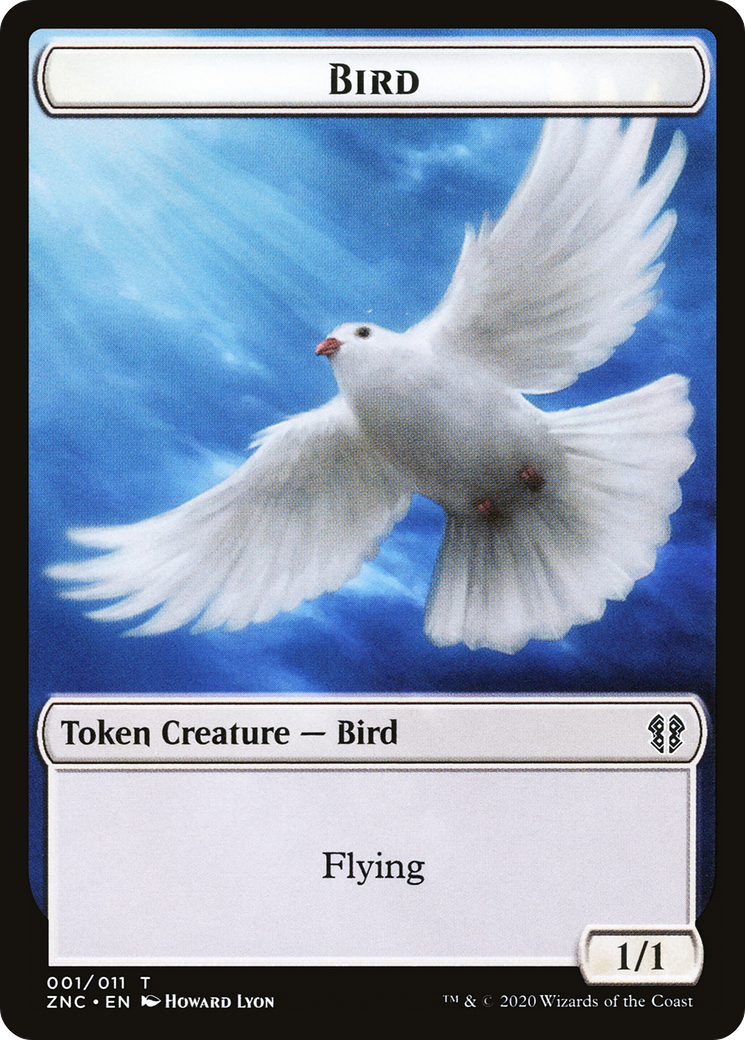 Bird (TZNC-001) [Zendikar Rising Commander Tokens]