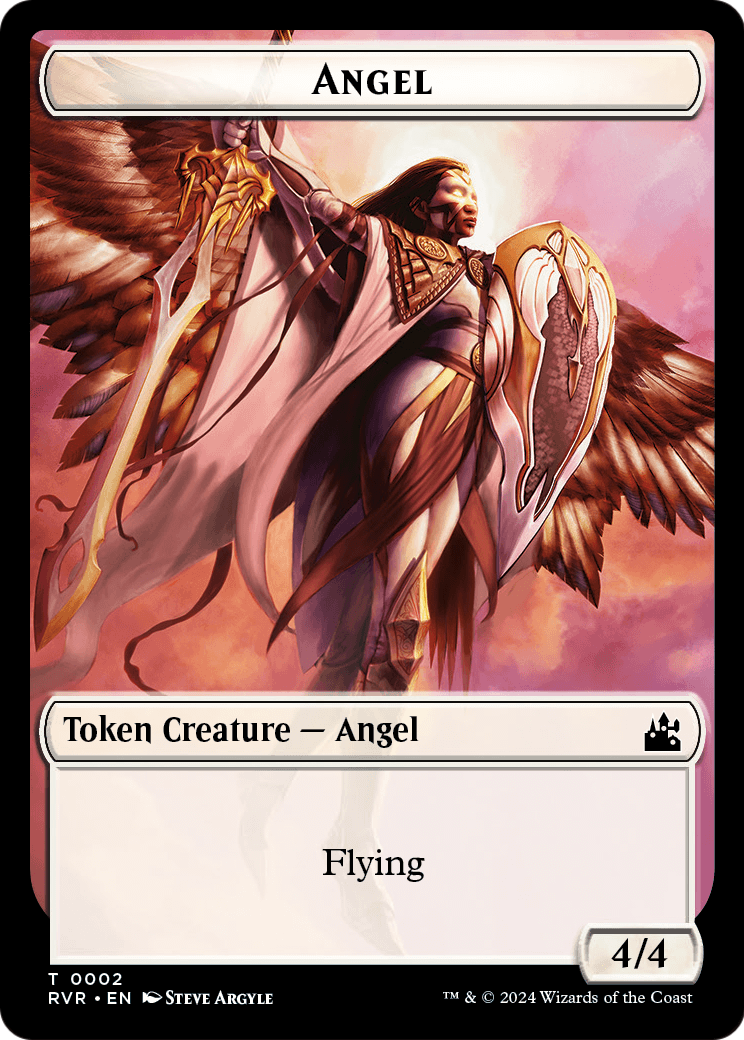 Angel (TRVR-002) [Ravnica Remastered Tokens]