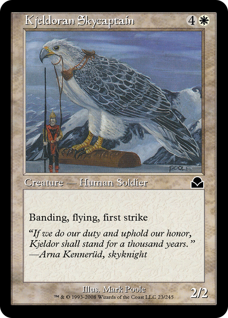 Kjeldoran Skycaptain (ME2-023) [Masters Edition II]