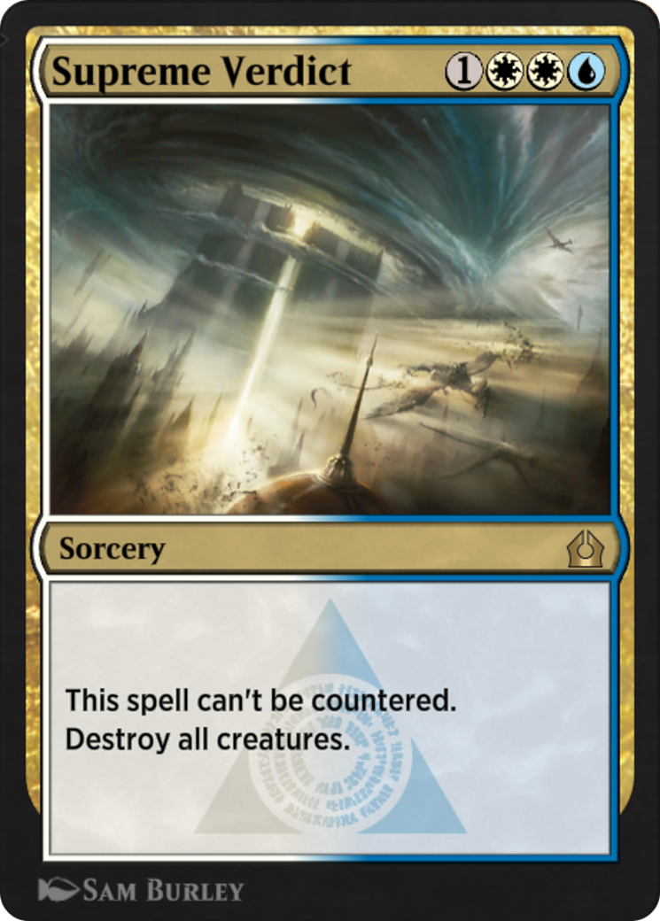 Supreme Verdict (EA1-018) [Explorer Anthology 1]