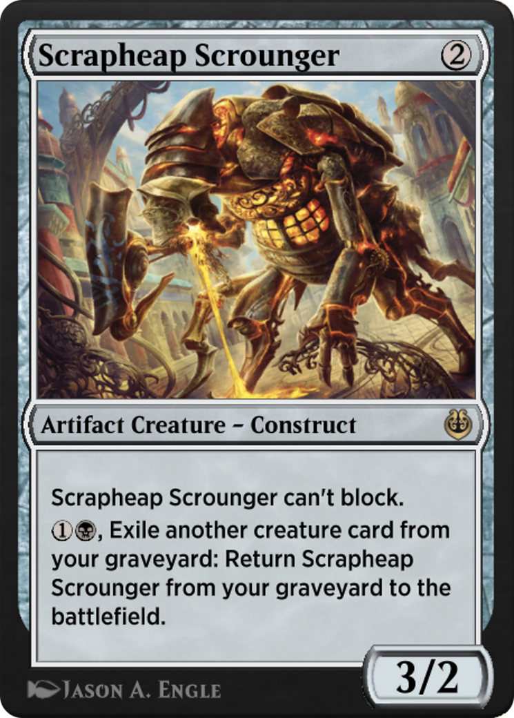 Scrapheap Scrounger (KLR-268) [Kaladesh Remastered]