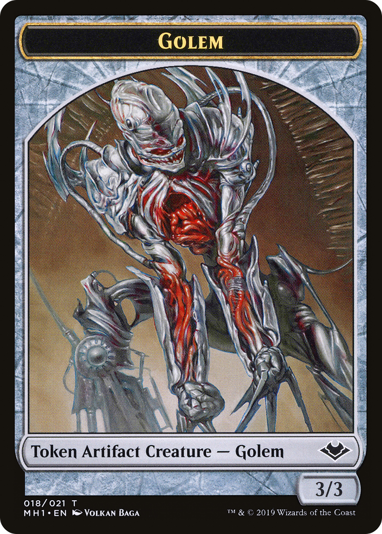 Golem (TMH1-018) [Modern Horizons Tokens]