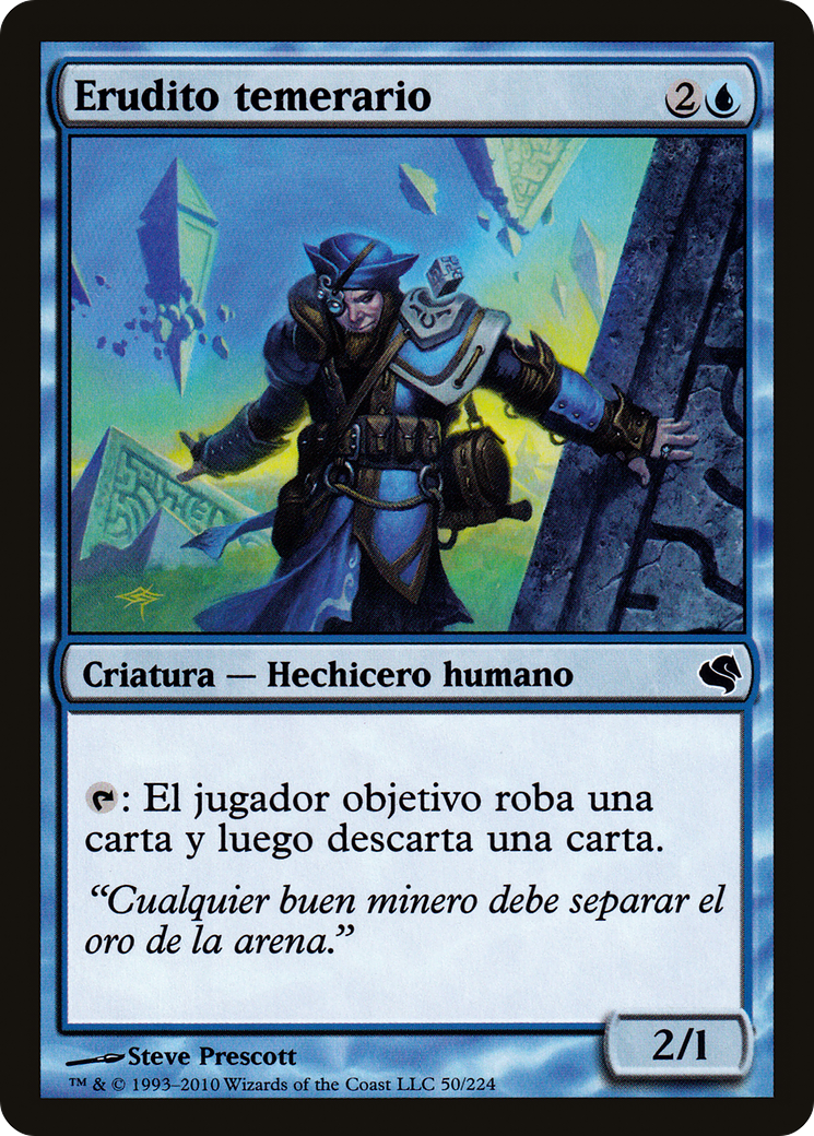 Reckless Scholar (Spanish) - "Erudito temerario" (PS11-050) [Salvat 2011]