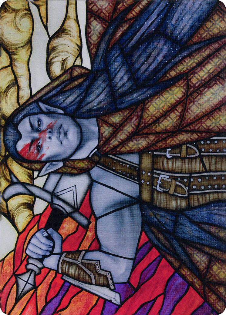Radha, Coalition Warlord // Radha, Coalition Warlord (ADMU-075) (Borderless) [Dominaria United Art Series]