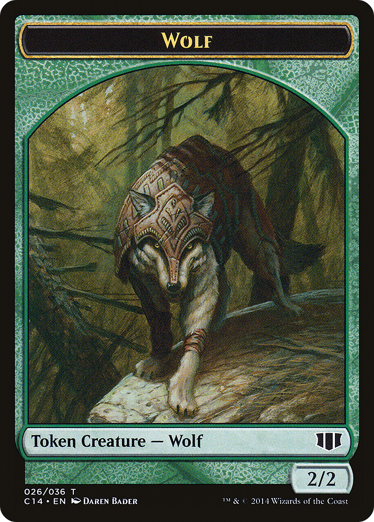 Wolf (TC14-026) [Commander 2014 Tokens]