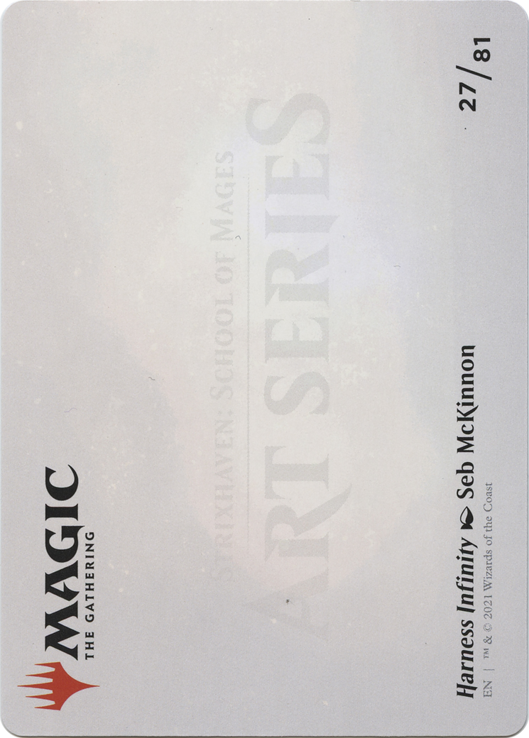 Harness Infinity // Harness Infinity (ASTX-027) (Borderless) [Strixhaven Art Series]