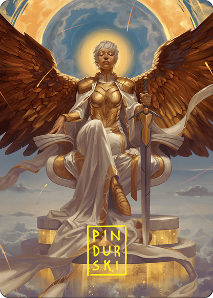 Herald of Eternal Dawn // Herald of Eternal Dawn (AFDN-027) (Borderless) [Foundations Art Series] Foil