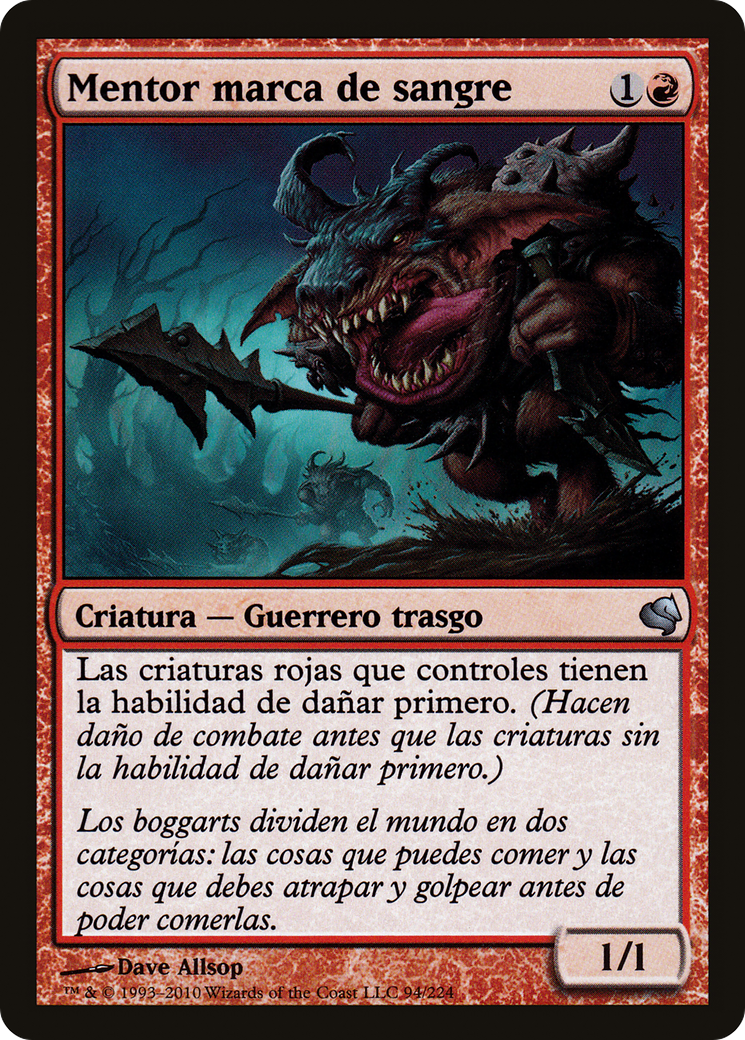 Bloodmark Mentor (Spanish) - "Mentor marca de sangre" (PS11-094) [Salvat 2011]
