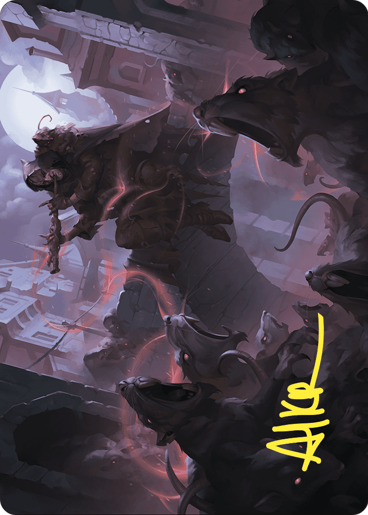 Gnawing Crescendo // Gnawing Crescendo (AWOE-017) (Borderless) [Wilds of Eldraine Art Series] Foil