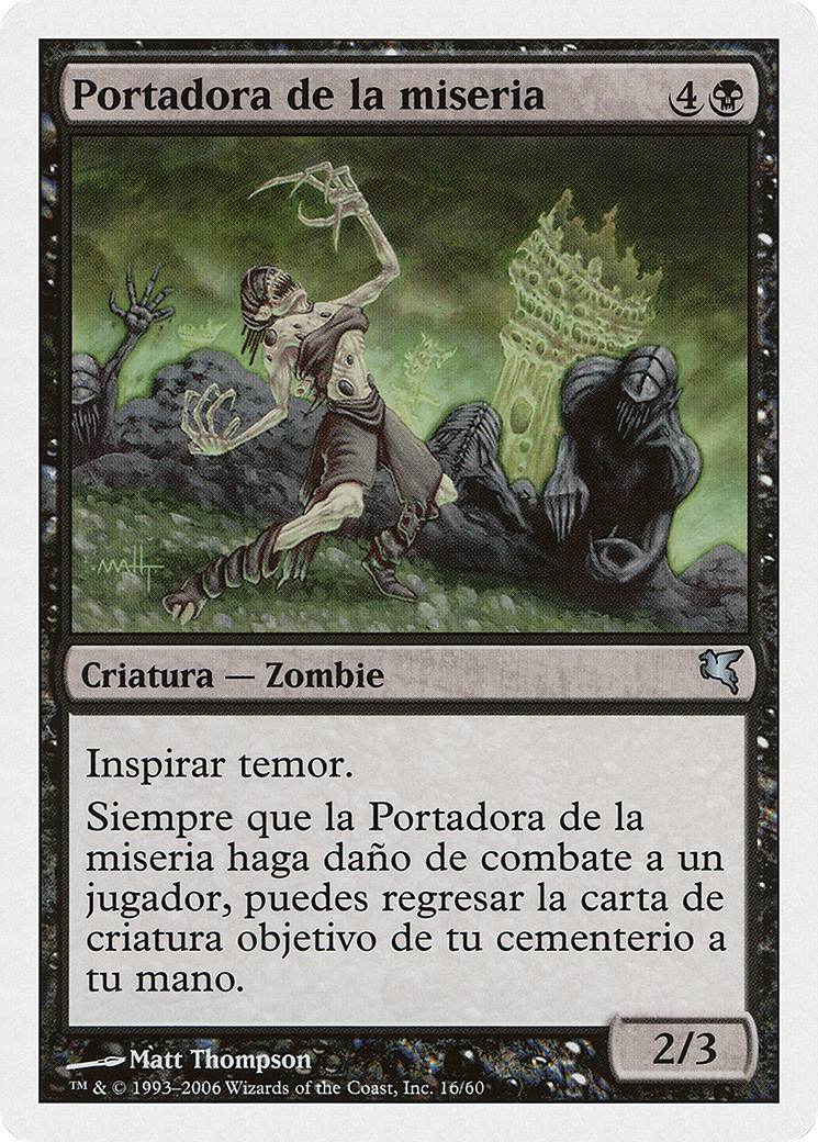 Woebearer (Spanish) - "Portadora de la miseria" (PSAL-F16) [Salvat 2005]