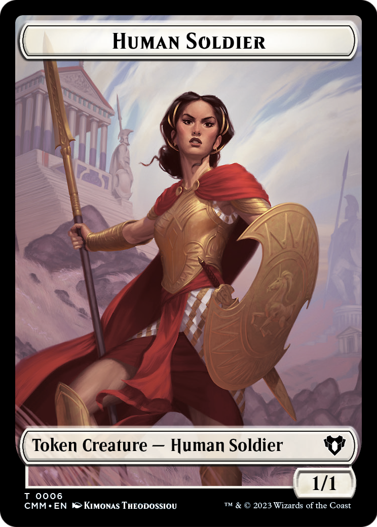 Human Soldier (TCMM-006) [Commander Masters Tokens]