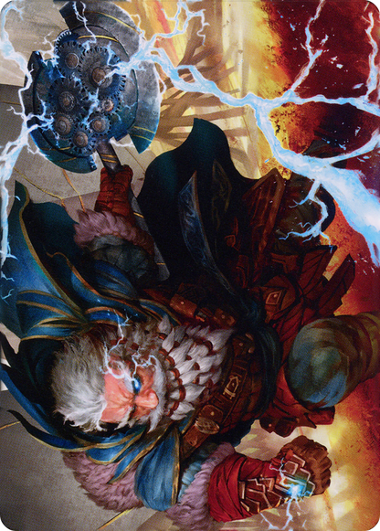 Electrostatic Infantry // Electrostatic Infantry (ADMU-030) (Borderless) [Dominaria United Art Series]
