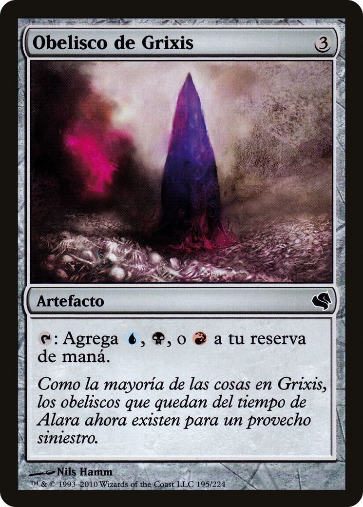 Obelisk of Grixis (Spanish) - "Obelisco de Grixis" (PS11-195) [Salvat 2011]