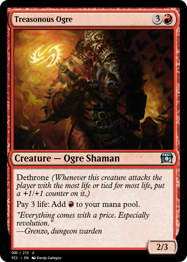 Treasonous Ogre (PZ2-65779) [Treasure Chest]
