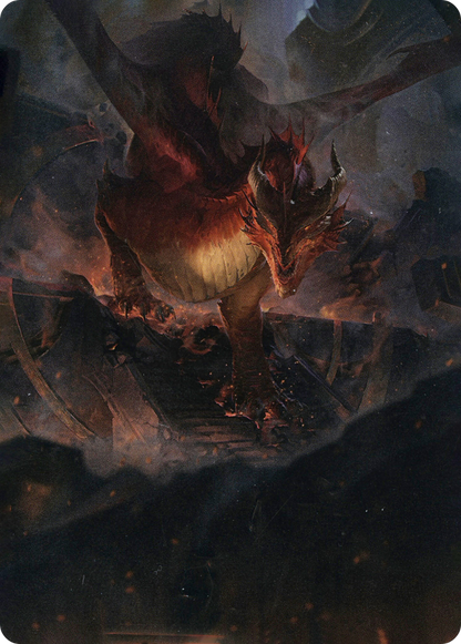 Red Dragon // Red Dragon (AAFR-081) (Borderless) [Adventures in the Forgotten Realms Art Series] Foil