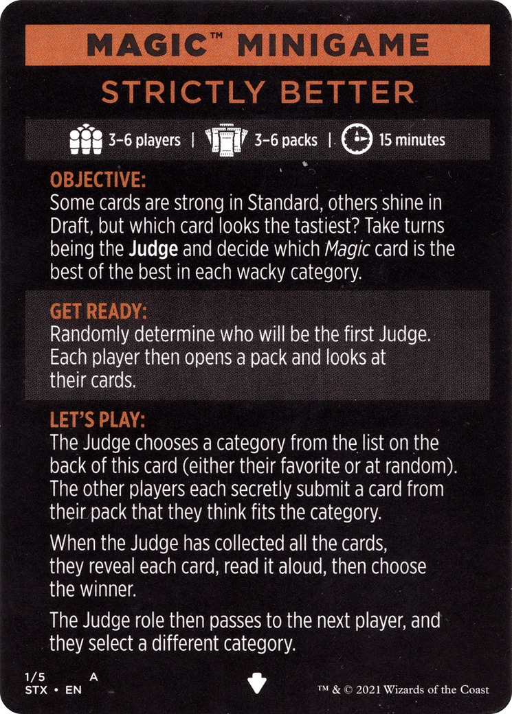 Strictly Better // Strictly Better (cont'd) (MSTX-001) [Strixhaven: School of Mages Minigames] Foil