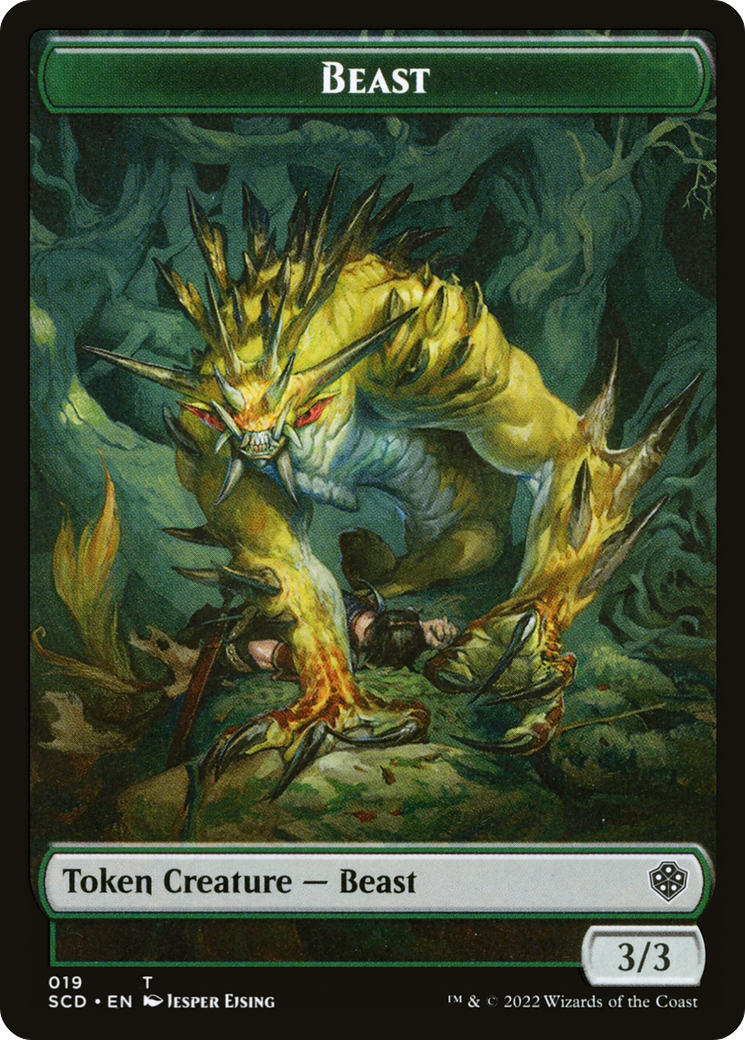 Beast (TSCD-019) [Starter Commander Deck Tokens] Foil