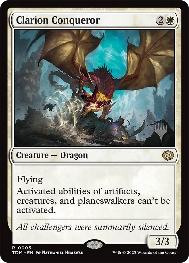 Clarion Conqueror [Tarkir: Dragonstorm Promos]