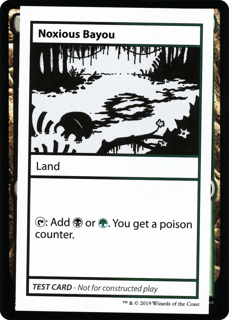 Noxious Bayou (No PW Symbol) [Mystery Booster Playtest Cards 2021]
