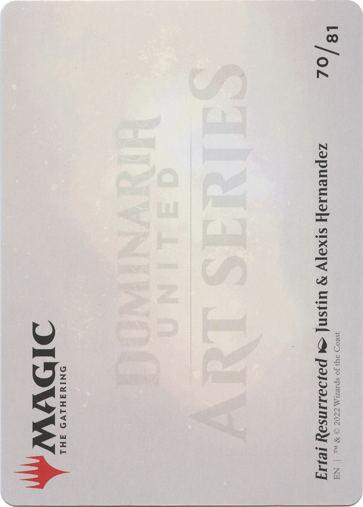 Ertai Resurrected // Ertai Resurrected (ADMU-070) (Borderless) [Dominaria United Art Series]