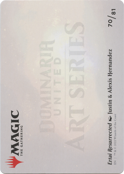 Ertai Resurrected // Ertai Resurrected (ADMU-070) (Borderless) [Dominaria United Art Series]