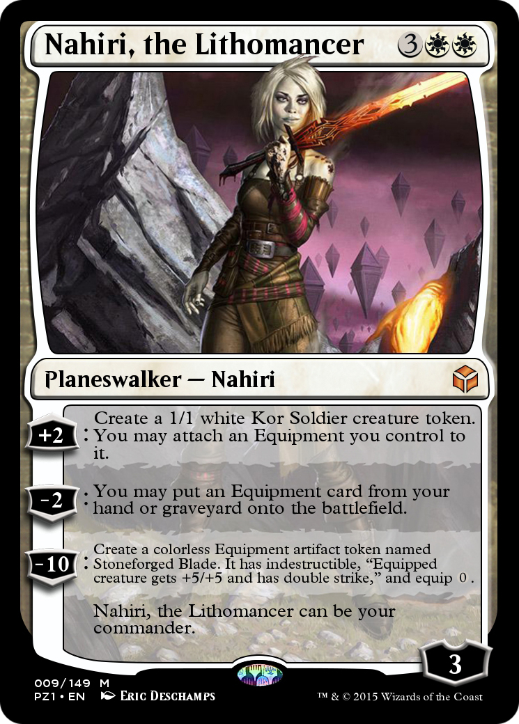 Nahiri, the Lithomancer (PZ1-009) [Legendary Cube Prize Pack]