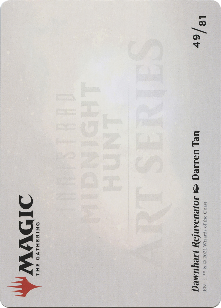 Dawnhart Rejuvenator // Dawnhart Rejuvenator (AMID-049) (Borderless) [Midnight Hunt Art Series] Foil
