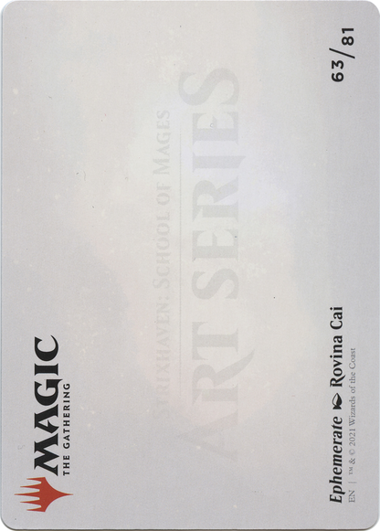 Ephemerate // Ephemerate (ASTX-063) (Borderless) [Strixhaven Art Series] Foil