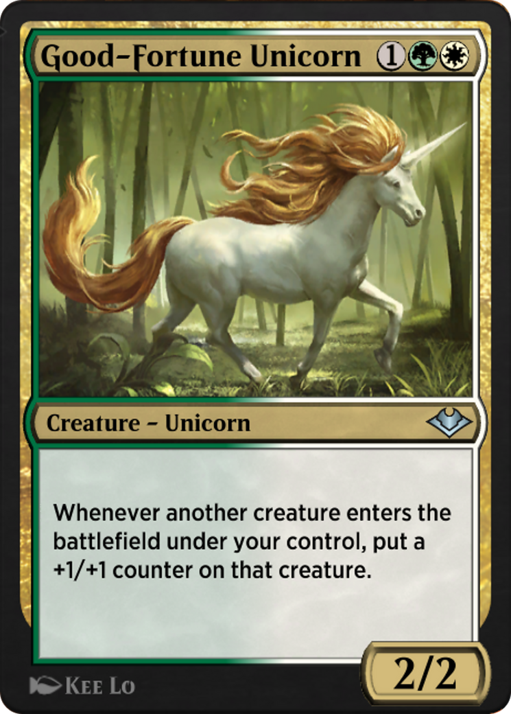 Good-Fortune Unicorn (J21-694) [Jumpstart: Historic Horizons]