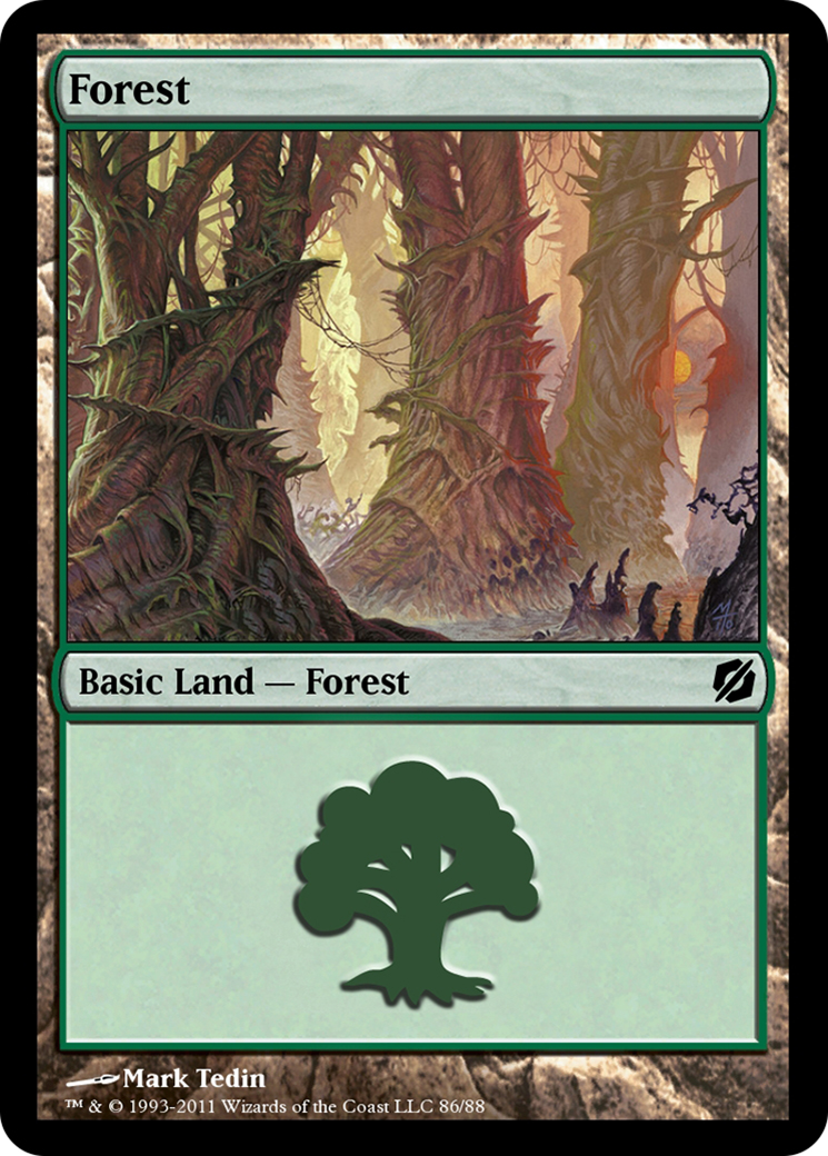 Forest (TD2-086) [Duel Decks: Mirrodin Pure vs. New Phyrexia]