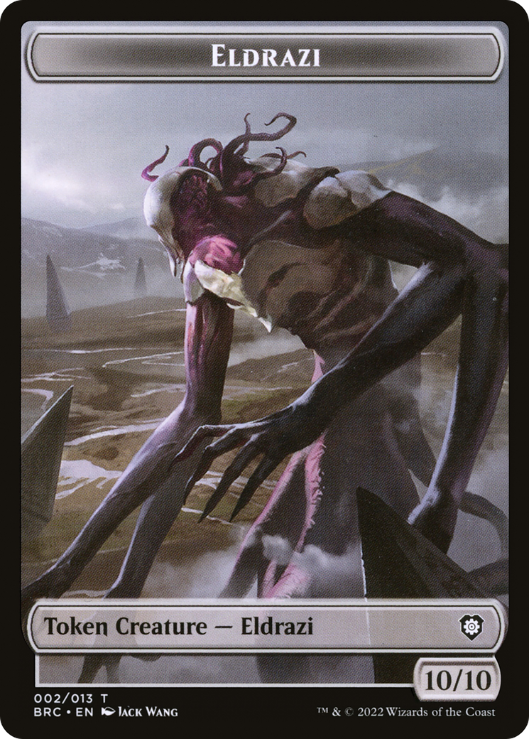Eldrazi (TBRC-002) [The Brothers' War Commander Tokens] Foil