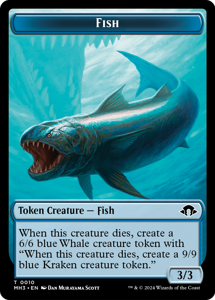Fish (TMH3-010) [Modern Horizons 3 Tokens]