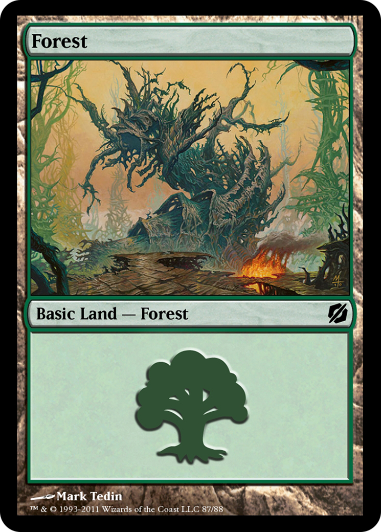 Forest (TD2-087) [Duel Decks: Mirrodin Pure vs. New Phyrexia]