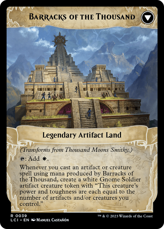 La Forge des Mille Lunes // La Caserne du millier [Les Cavernes Oubliées d'Ixalan]