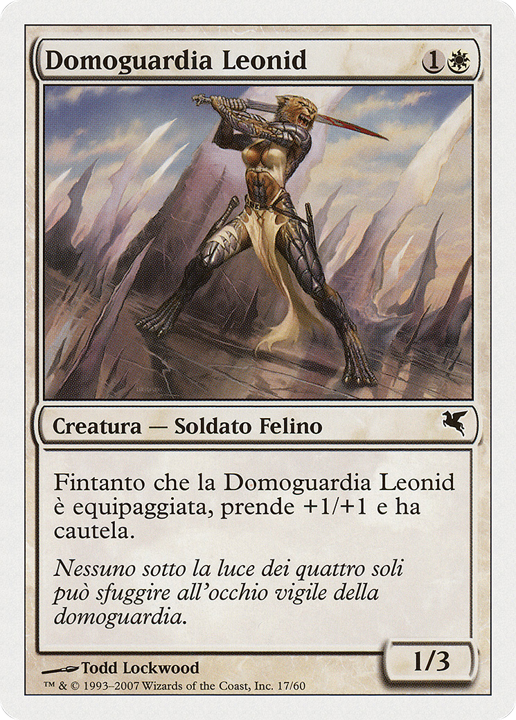 Leonin Den-Guard (Italian) - "Domoguardia Leonid" (PSAL-L17) [Salvat 2005]