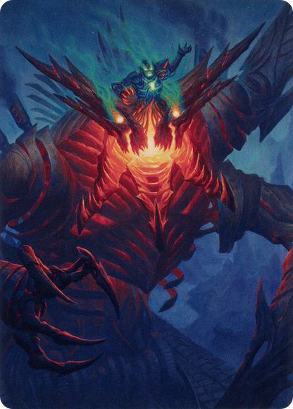 Mishra, Lost to Phyrexia // Mishra, Lost to Phyrexia (ABRO-038) (Borderless) [The Brothers' War Art Series]