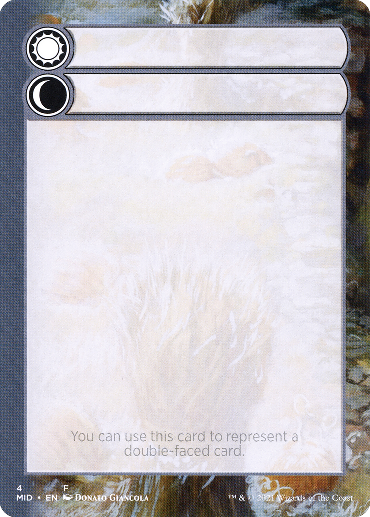 Double-Faced Substitute Card (SMID-004) (Borderless) [Innistrad: Midnight Hunt Substitute Cards]